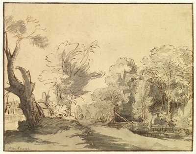 Landschaft von Rembrandt van Rijn